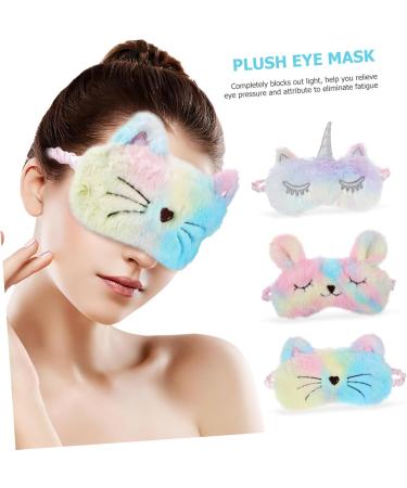 FOMIYES Unicorn Eye Masks - 6 Pcs Reusable Blindfold Sleep Masks for Kids & Adults | Cosplay Animal Accessories for Sleep & Office - Buy Online on GoSupps.com