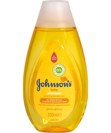 Johnson's Baby Shampoo 200 ml - Pure & Gentle Care - Pack of 6 | International Shipping Available - Buy Online on GoSupps.com