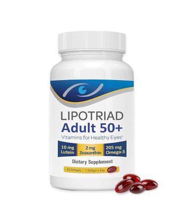 Eye Vitamin and Mineral Supplement with Zinc Vitamins C & E Omega 3 Lutein & Zeaxanthin - 60 Count 60 Count (Pack of 1)