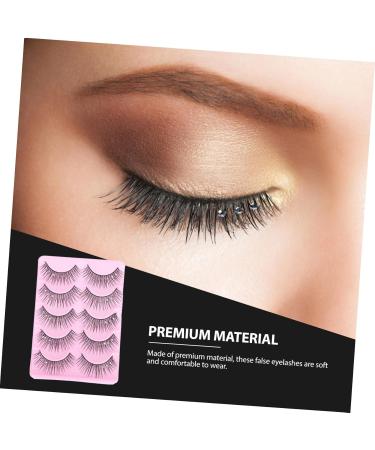 FRCOLOR 10 Pairs Fake eyelashes makeup eyelash false eyelashes for beginners Makeup Fake Eyelash eye lashes fake lashes natural Creative Eyelashes 3d artificial fiber Hardcore side drill - Buy Online on GoSupps.com