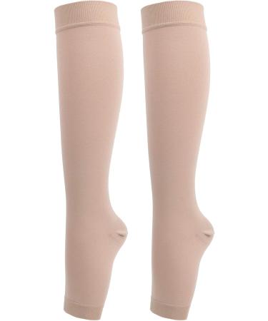 Keenso High Compression Open Toe Stockings for Varicose Veins Surgery - Mid Tube Size (S) | International Shipping Available - Buy Online on GoSupps.com