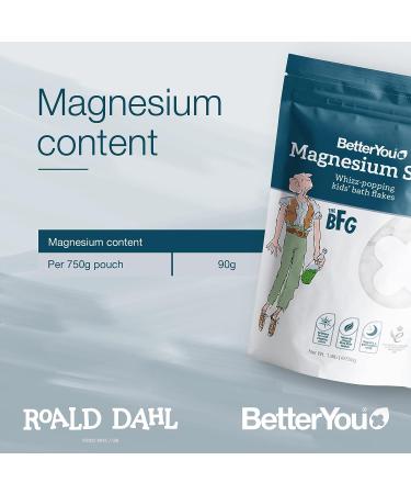 BetterYou Magnesium Sleep Kids Bath Flakes - Soothing Body Soak for Little Ones - 1.6 lbs - Buy Online on GoSupps.com