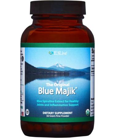 E3live Blue Majik - 30% Phycocyanin Content - Chemical-Free 50 Grams 1.76 Ounce (Pack of 1) - Buy Online on GoSupps.com