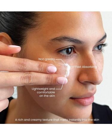 Retinol Collagen Cream Intensive Firming & Moisturizing Face Cream for Sensitive Skin Day & Night Enriched with Vitamin A B C & E Hyaluronic Acid for Glowing Smooth and Radiant Complexion 50ml - Buy Online on GoSupps.com