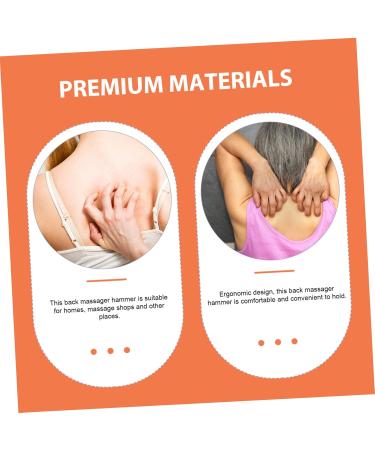 Buy Hapinary Portable Manual Back Massage Device - Wooden Knocking Hammers & Hook Shoulder Massager - Ideal for Pain Relief & Relaxation - Buy Online on GoSupps.com
