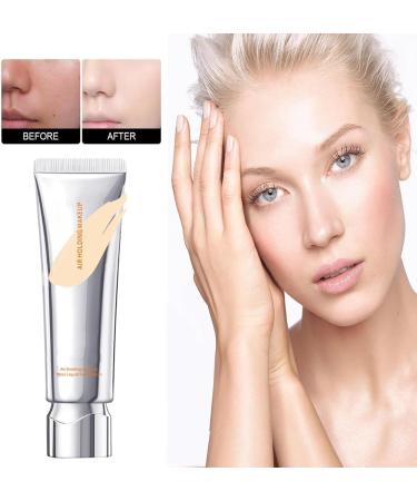 Longlasting foundation full coverage makeup foundation stays in place makeup hydration regulates sweatresistant facial makeup facial firmer without primer 02 Natural - Buy Online on GoSupps.com