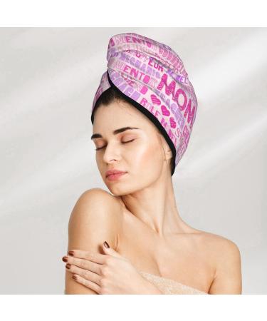 Best Mom Ever Hair Towel Wrap | Quick-Dry Towel Turban for Effortless Hair Drying - International Shipping Available - Buy Online on GoSupps.com