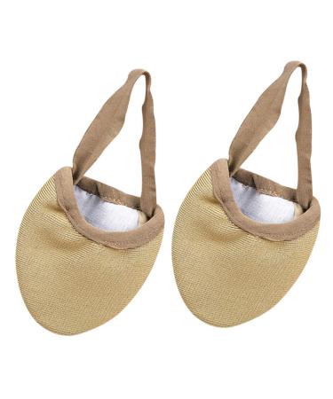 MAGICLULU 1 Pair Half Palm Toe Sleeve Mens Heels Low Cut Liner Jazz Shoes for Mens Insoles Forefoot Cushion Non Skid Socks for Men Womens High Heels Women's Forefoot Pad Suede Non-Slip