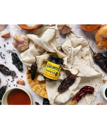 Gran Luchito Mexican Chili Gift Set - Authentic Chipotle Paste Salsa Macha & Chipotle Lime Jars | Perfect International Gift - Buy Online on GoSupps.com
