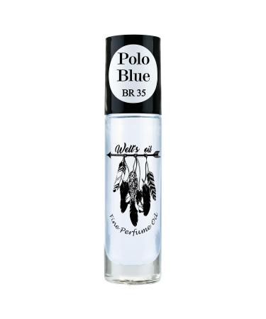 Well's Oil Roll-On Perfume Oil (Inspired by Polo Blue) | Aromatic & Woody Notes | Long-Lasting | Paraben-Free | 0.33 Fl Oz / 10 ml 35. Polo Blue