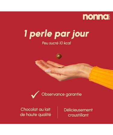 NONNA LAB - Power - A 3-in-1 formula IMMUNITY VITALITY PROTECTION - Food supplements - Acerola Royal Jelly Zinc & Selenium - 1 month cure - 30 Chocolate Beads - Made in France - Buy Online on GoSupps.com