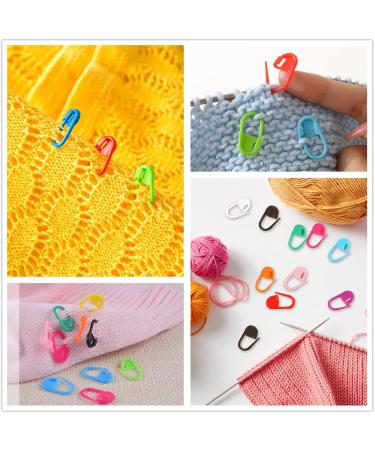 SUZUYO Stitch Markers Set - 120Pcs Multicolor Knitting Crochet Locking Stitch Needle Clip Counter - Buy Online on GoSupps.com
