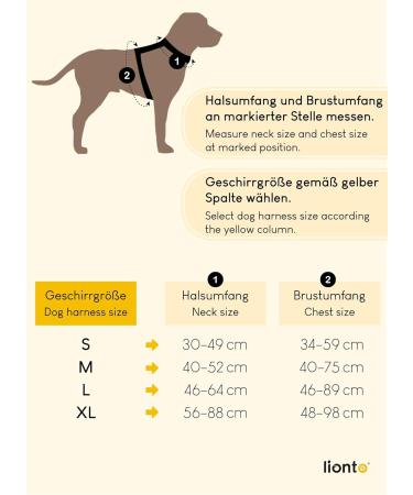 Buy Lionto Padded Anti-Pull Dog Harness - Reflective & Adjustable Safety Harness Size S Blue - International Shipping Available - Buy Online on GoSupps.com