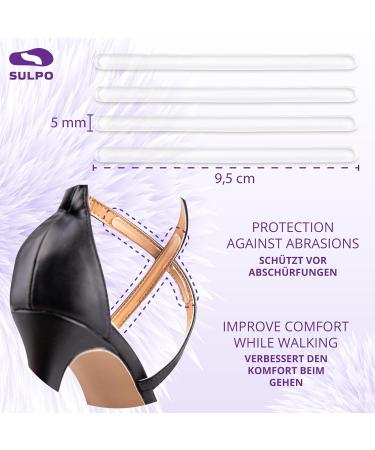 Buy Sulpo Insoles Set Anti-Slip Gel Inserts for Foot Pain Relief | Multi-Use Silicone Heel Cushion & Inserts for Discharge Shoes - Buy Online on GoSupps.com
