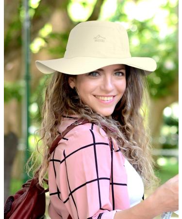 Brotou Sonnenhut - UV Protection UPF 50+ Foldable Safari Hat for Men & Women | Waterproof Hiking & Outdoor Summer Hat - M-XL Khaki - Buy Online on GoSupps.com