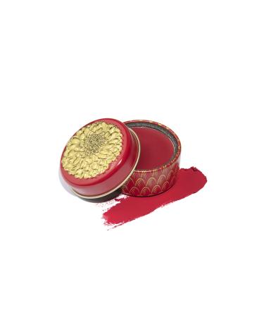 Besame Cosmetics | Crimson Cream Rouge - 1938 | Cream Blush for Cheeks + Lips with Long Wearing Matte Finish | Vintage Makeup in Reusable Tin | 2-in-1 Lip and Cheek Tint | Vegan Makeup Blush