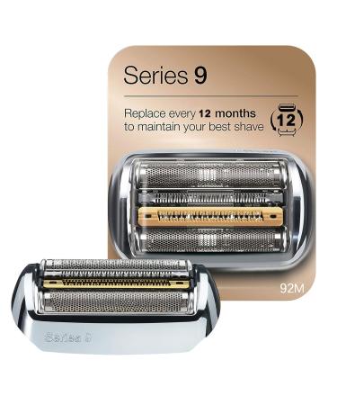 92M Series 9 Electric Shaver Replacement Head Accessories Compatible with Braun S9 Foil & Cutter Razor Heads Compatible with Braun S9 9290cc 9291cc 9370cc 9293s 9385cc 9390cc 9330s 9296cc Etc