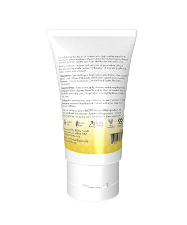 NOW Foods Baby Diaper Butter Paste Fragrance Free | No Parabens Phthalates or Petrolatum 2-Ounce - Buy Online on GoSupps.com