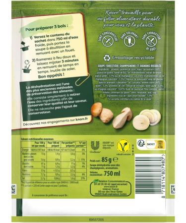 Knorr Forest Soup Mushrooms and Onions 85g - Buy Online on GoSupps.com