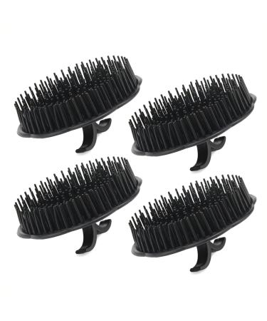 Segbeauty 4pcs Scalp Massager Shampoo Brush Shower Comb for Hair Growth Beard Brush Br