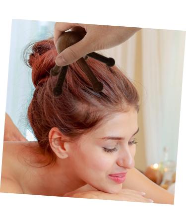 Buy Gleavi 2 STK Wood Claw Massage Device - Five Claws Scratchy Brush Head Massager for Ultimate Relaxation - International Shipping Available - Buy Online on GoSupps.com
