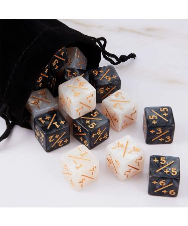 24-Piece Dice Counters Token Set for MTG and CCG Card Game Accessories - Buy Online on GoSupps.com