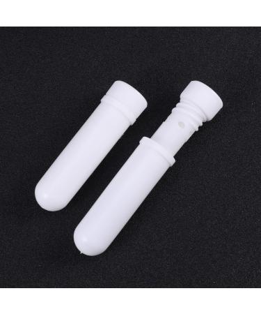12pcs Refillable Nasal Aroma Tubes Kit for Oil Inhaler | Healeved Swab Essential Wick DIY Set | Portable Container with Cotton Blank Sticks - Buy Online on GoSupps.com