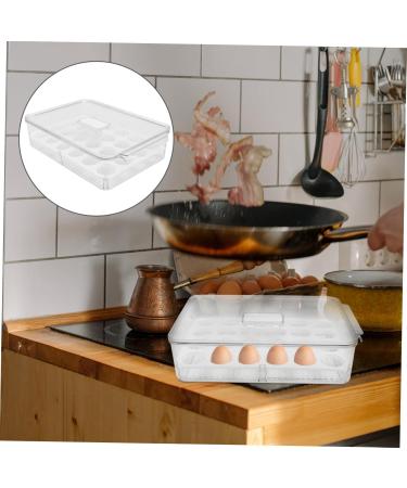 MAGICLULU 1pc Egg Storage Box Fridge Refrigerator Egg Bin Food Storage Case Food Rack Dumpling re-usable 32.5x22.5cm Assorted Color - Buy Online on GoSupps.com