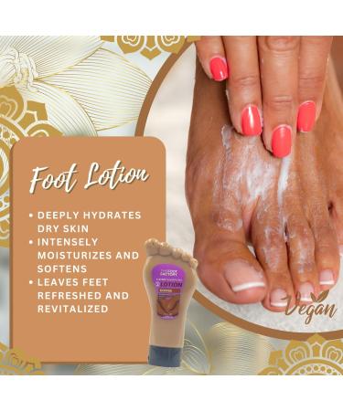 The Foot Factory Coffee Exfoliating Lotion Set (One Size Coffee) - Buy Online on GoSupps.com