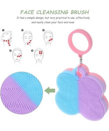 Healvian Facial Cleansing Brush - Exfoliating Silicone Scrubber for Deep Clean Blackhead Removal & Face Massage - Buy Internationally - Buy Online on GoSupps.com