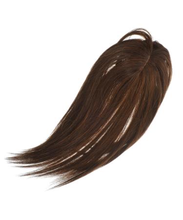 minkissy Invisible Wig Wigs Hair Extensions for Thin Hair Human Hair Toppers for Women Hairpiece Topper Hair Extensions for Short Hair Miss No Trace Chemical Fiber 35.00X14.00X13.00CM Light Brown