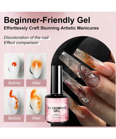  Huayeex Nail gel nail gel - 15ml UV LED bloom long-lasting watercolor nail gel for travel outdoors home business trip school - Buy Online on GoSupps.com