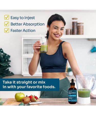 Magnesium Complex Plus 4 fl oz Liquid Drops - Advanced Magnesium Citrate Glycinate L-threonate with Vitamins B6 D C Supplement - High Potency 100% Absorption - 60-Day Supply - Buy Online on GoSupps.com