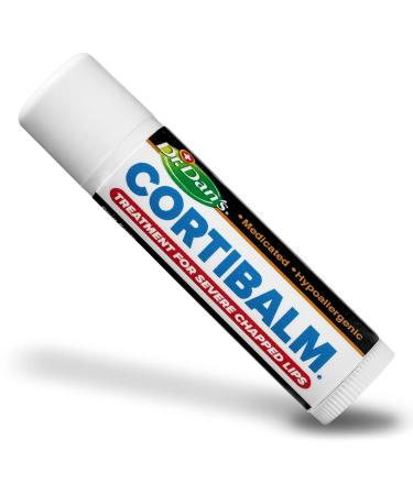 Dr. Dan's Cortibalm- 12 Pack - for Dry Cracked Lips - Healing Lip Balm for Severely Chapped Lips - Designed for Men Women and Children - Buy Online on GoSupps.com