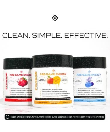 Forgge Focus Energy Drink Powder - Sugar Free Peach Mango with Lion s Mane Alpha-GPC & Nootropics for Enhanced Focus Vitamins & Electrolytes - Buy Online on GoSupps.com