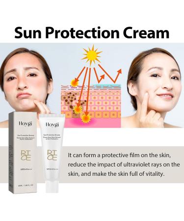 Buy SPF50 Korean Sun Protection Cream - Nourishing Rice Sunscreen PA+++ UV Defense for All Skin Types 1.7 Fl Oz - Buy Online on GoSupps.com