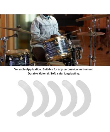 Buy Drum Accessories - 5-Piece Transparent Drum Damper Dot Pattern for Easy Sound Control | Best International Shipping - Buy Online on GoSupps.com