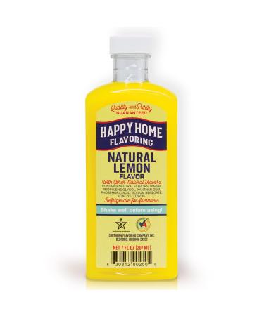Happy Home Natural Lemon Flavoring Blend, Non-Alcoholic, Certified Kosher, 7 oz. - Buy Online on GoSupps.com