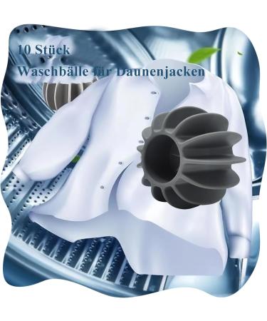 luckaide Dryer Balls Pack of 10 Wash Balls for Down Jackets Washing Ball for Washing Machine Reusable Dryer Ball Dryer Balls Tumble Dryer Ball for Clothes Cleaning (6 x 4 cm) - Buy Online on GoSupps.com