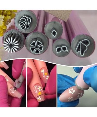 Cohbskj Nail Art Stamp Pen Set Nail Art Flower Stamp Pen Nail Art Stamping Pen Nails Art Stamp Pen Nail Stamp Pen DIY Nail Art Tools for Girls and Women with Different Patterns (6 PCS) - Buy Online on GoSupps.com