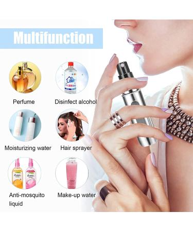 WAEKIYTL Mini Refillable Perfume Atomizer Bottle - 5ml Travel Size Spray Bottle (3pcs) - Buy Online on GoSupps.com