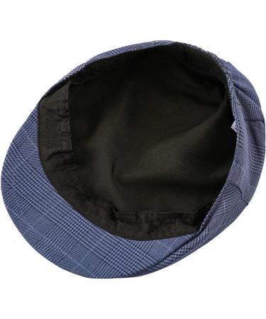 Mint Green Baby Flat Cap | Vintage Drivers Hat with Lining | Breathable & Soft | 0-8 Years | Sapphire Blue - Buy Online on GoSupps.com