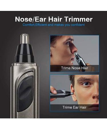 Ear and Nose Hair Trimmer Clipper - Professional Painless Facial Grooming IPX7 Waterproof Unisex & Easy to Clean - Buy Online on GoSupps.com