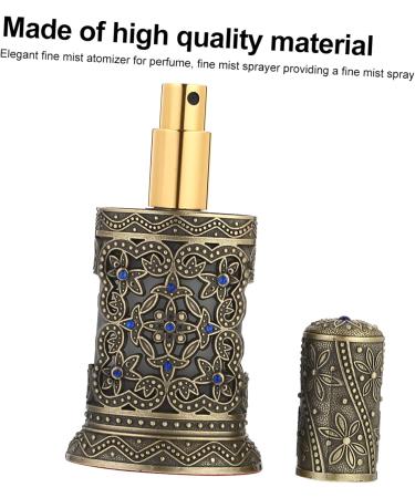 minkissy Perfume Bottle Scent Sample Bottle Essential Oil Container Essential Oil Sample Bottle Mens Colgne Makeup Mister Spray Fragrance Aromatherapy Bottle Travel Composite Material Blue 15 ml - Buy Online on GoSupps.com