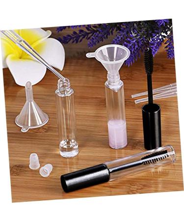 DOITOOL 3pcs Empty Eyelash Tube Black Outfit Refillable Eyelash Tube Bottle Mascara Bottle Straw Travel Vial 1 g (Pack of 1) As Shown - Buy Online on GoSupps.com