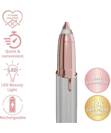 Buy Finishing Touch Flawless Face Hair Remover & Eyebrow Trimmer - Pain-Free Hypoallergenic 18K Gold-Plated for Sensitive Skin - Fast International Shipping - Buy Online on GoSupps.com