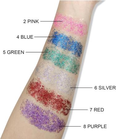 Buy Body Glitter Stick - Chunky Red Glitter Gel for Face Body & Hair | Waterproof Holographic Mermaid Makeup - Buy Online on GoSupps.com