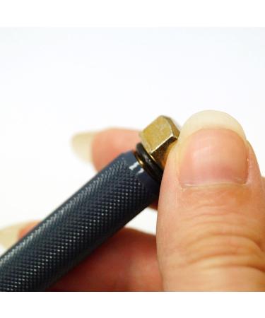 Toyo TC10B Brass Oil-Fed Pencil Glass Cutter - Precision Tool for Stained Glass and Art Projects - Buy Online on GoSupps.com
