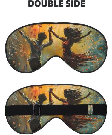 Dance with Music Soft Sleep Eye Mask Female Breathable Eye Patch Perfect for Travel and Relaxation - Buy Online on GoSupps.com