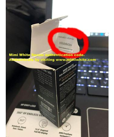Mimi White AHA Body Serum 2 x 30ml - Brightening & Exfoliating Formula - Buy Online on GoSupps.com